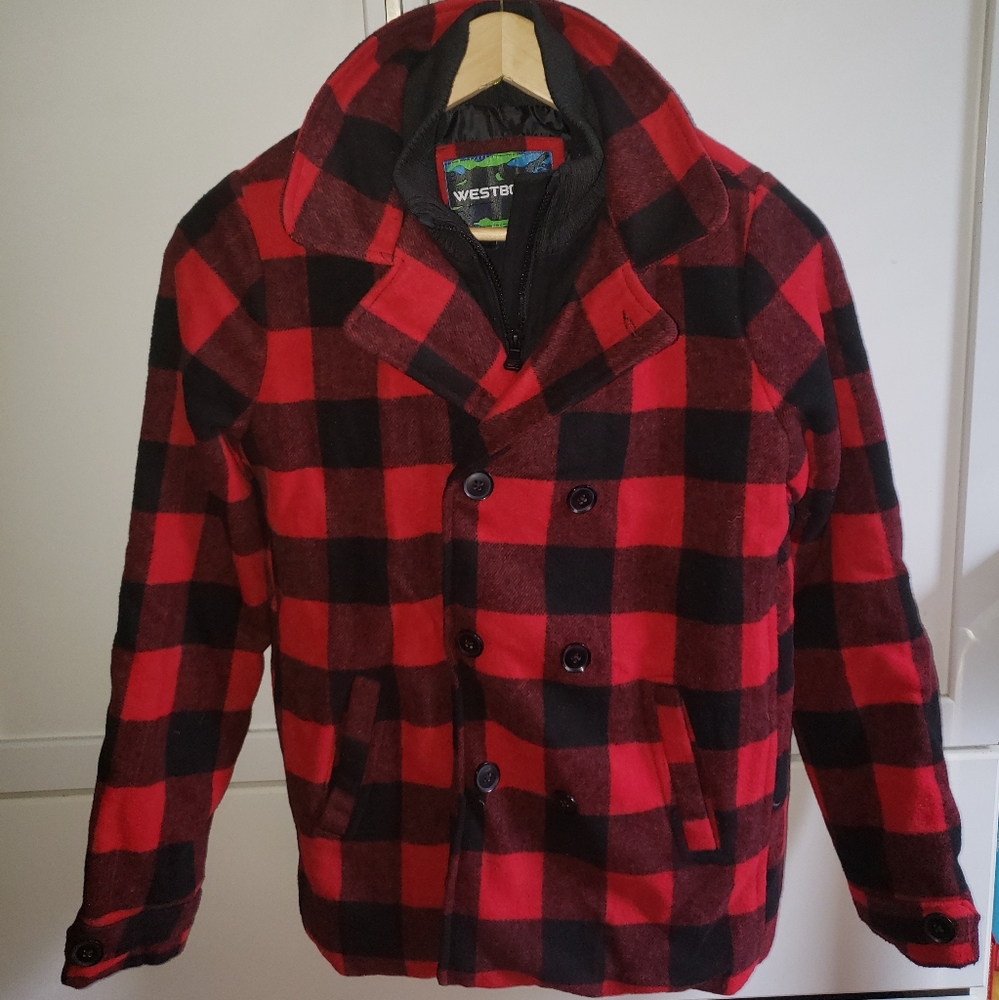 Boys lumberjack jacket, NWT